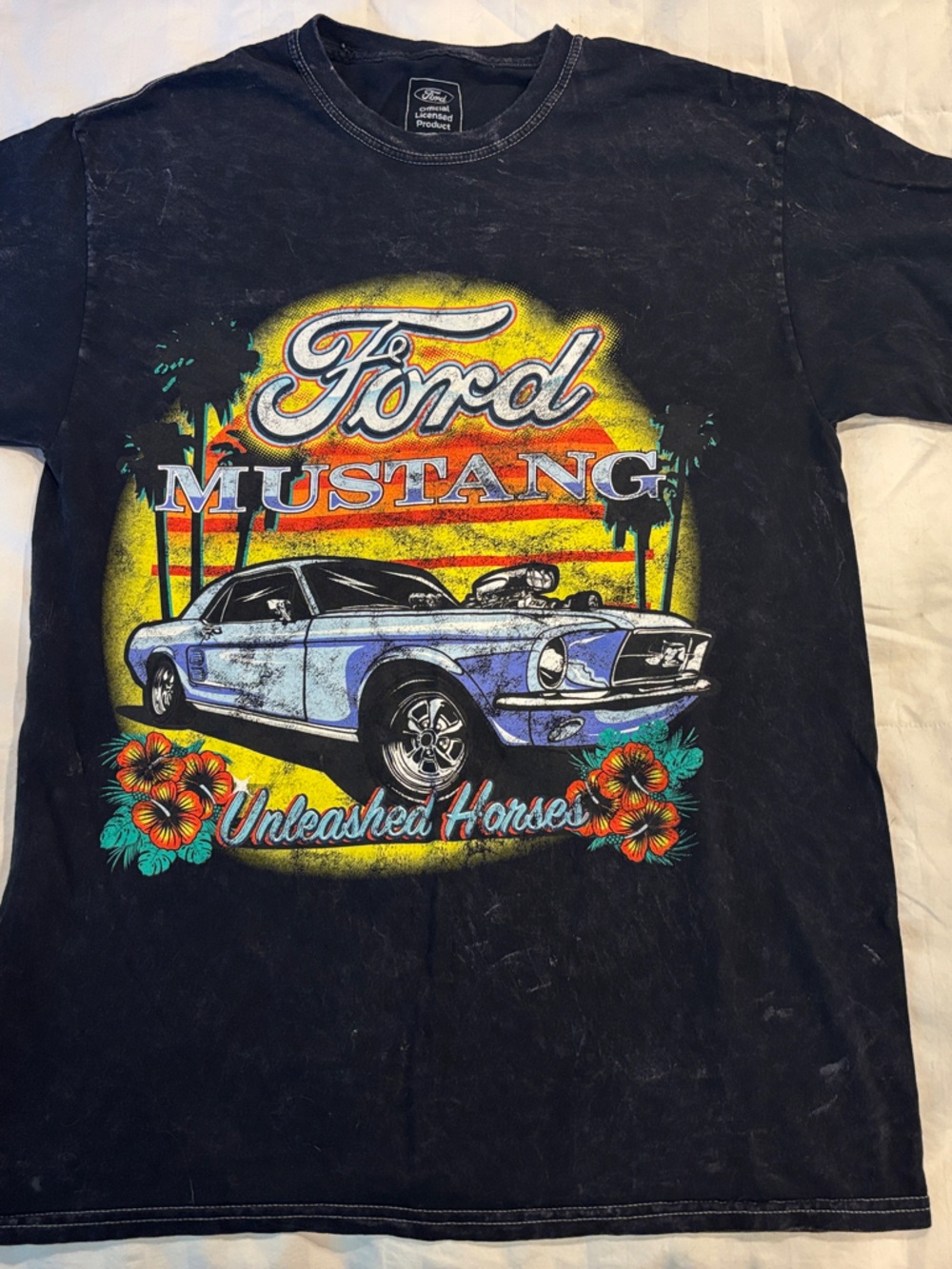 Ford Black distressed Graphic tee